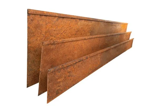 12 cm Corten-Set – 15 m Rasenkante + 20 m² Unkrautvlies 120 g/m² – Bild 2