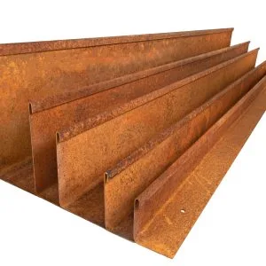 L-Cortenstahl Rasenkante 1mm