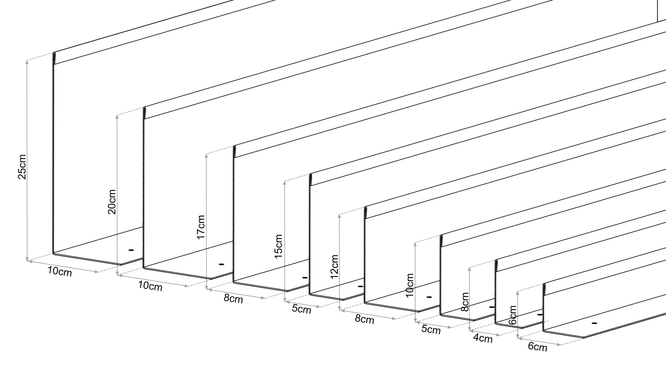 L-Verzinkte rasenkante 1mm – Bild 2