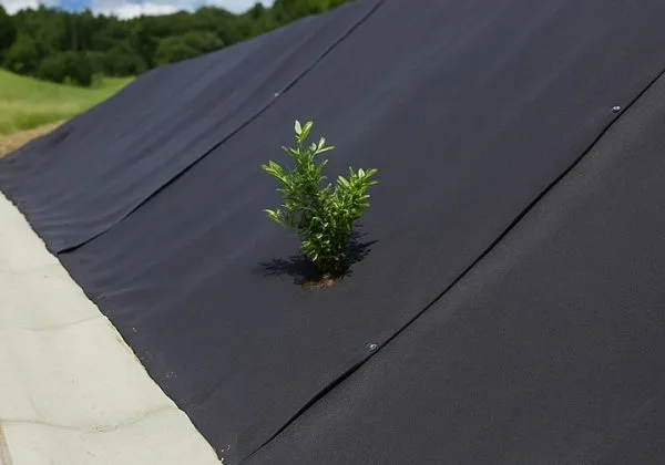 Erosionsschutz-Geovlies mit Erdankern - 240 g/m²
